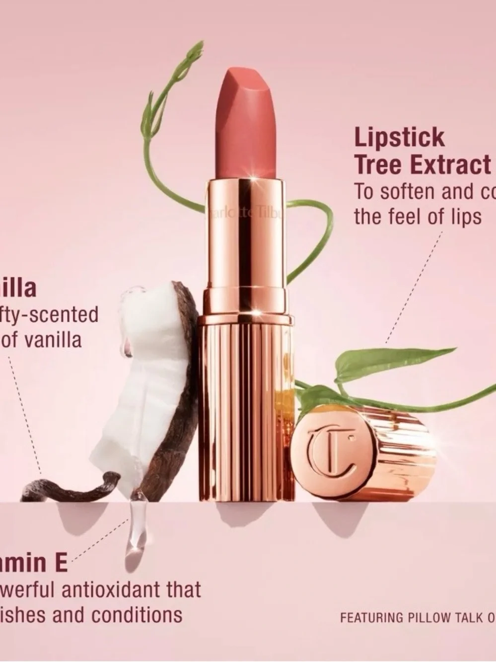Charlotte Tilbury Mini Matte Lipstick - Pillow Talk Original NIB